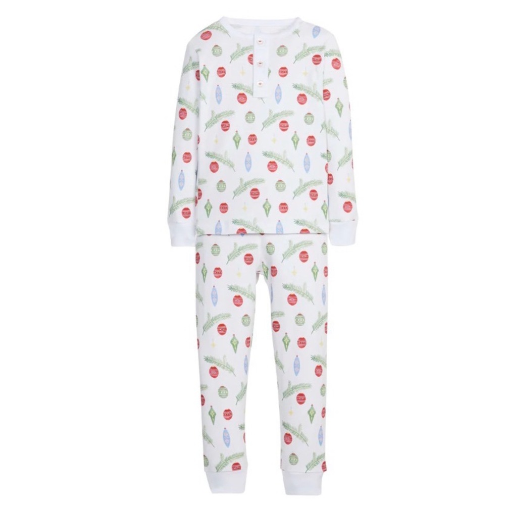 Little English Pajamas in Holiday Ornaments 18M